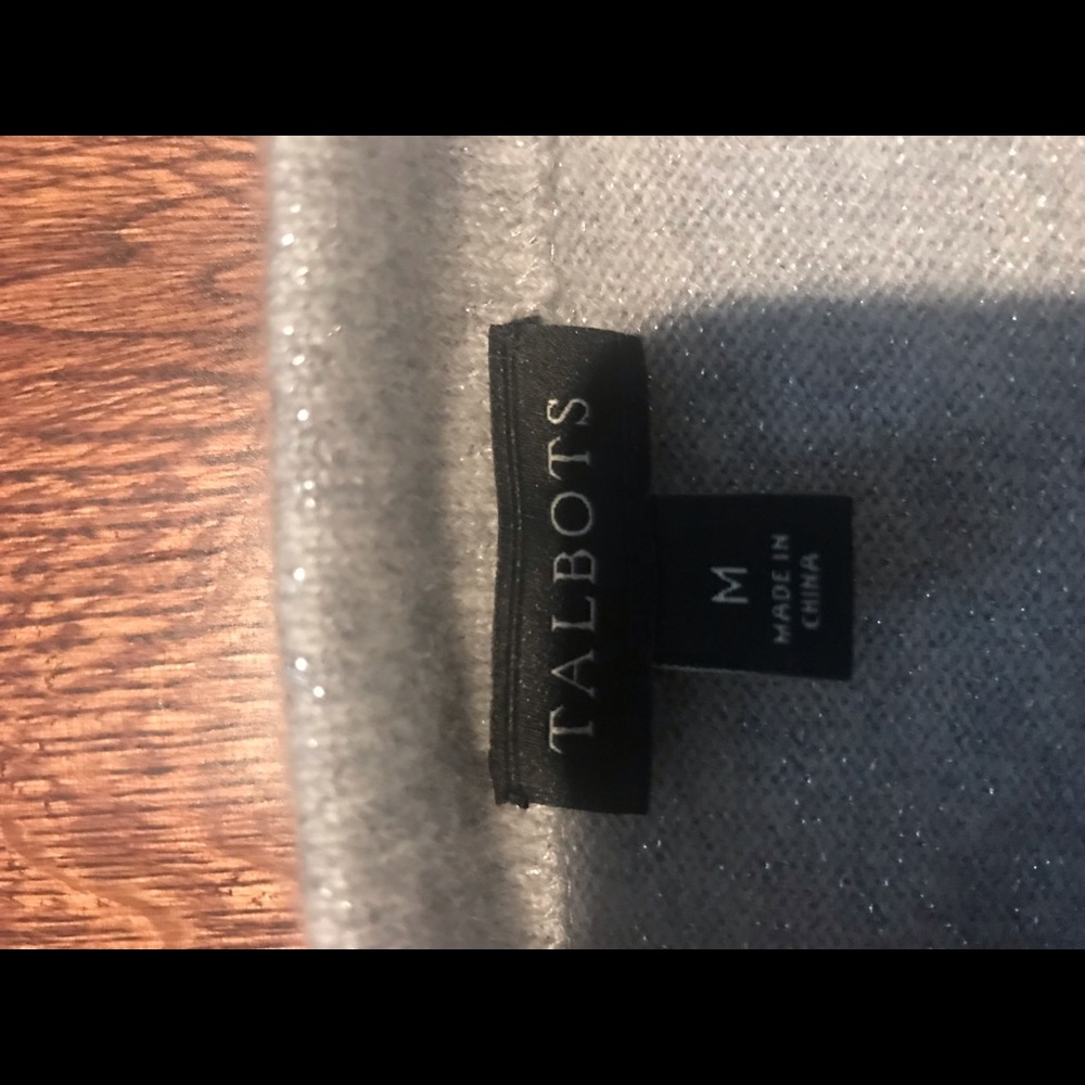 EUC Cashmere Talbots sweater with sparkle - Picture 5 of 6